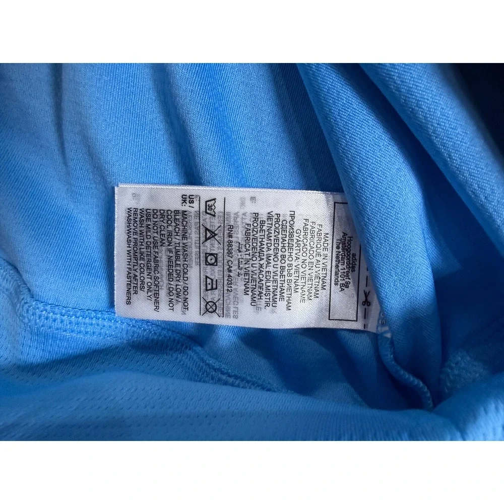 Adidas Core Lightweight 1/4 Zip Golf Pullover Semi Blue Burst IU4510 Mens M NWT